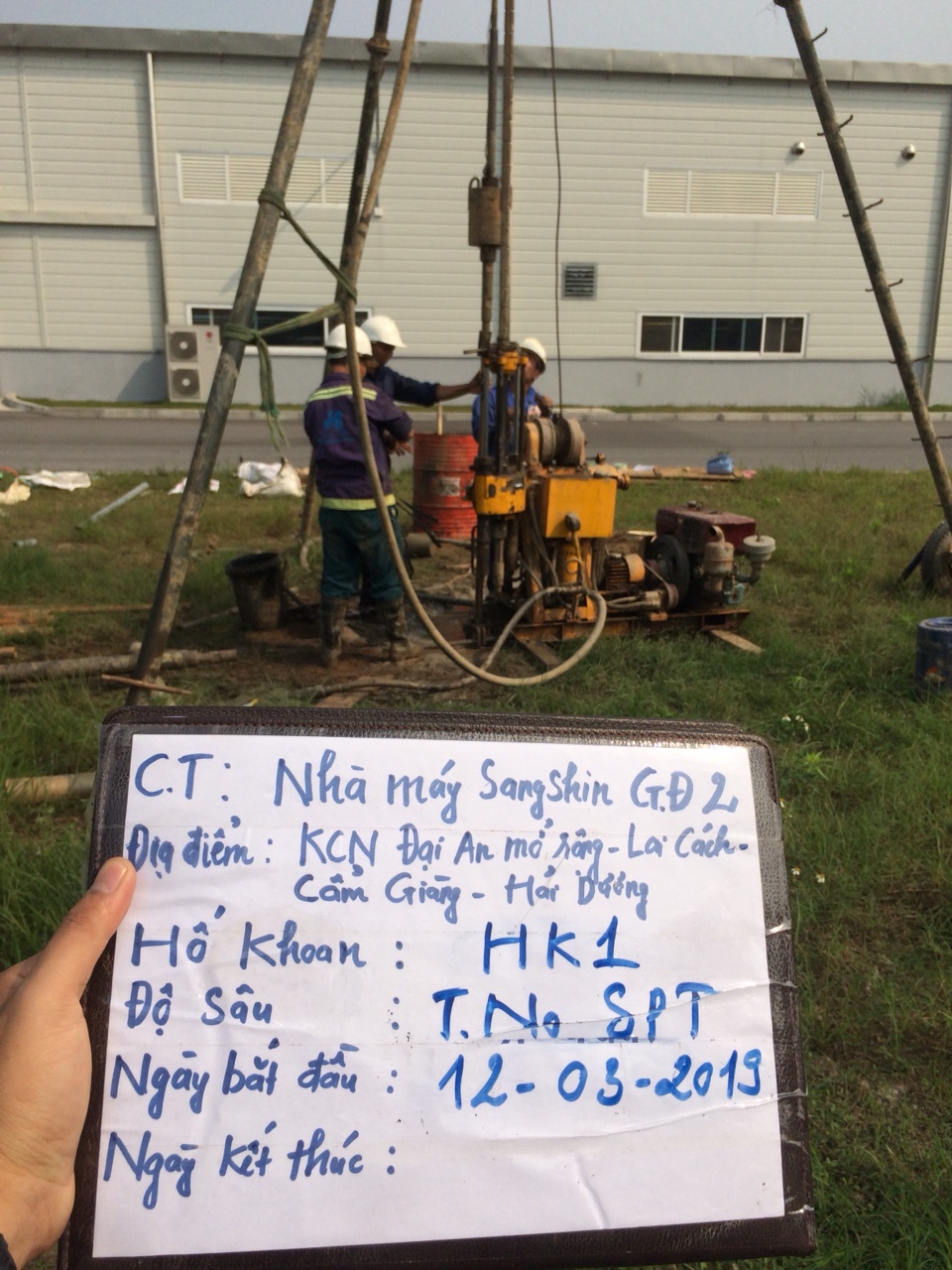 Khảo sát nhà máy SangShine Lai Cách Hải Dương